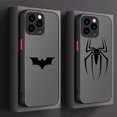 thumbnail image 2 of Marvel Spider Man Matte Hard Case For iPhone 16 15 14 13 12 11 Pro Max X XR XS 7 8 Plus SE 2020 PC Shockproof Protective Cover, 2 of 7