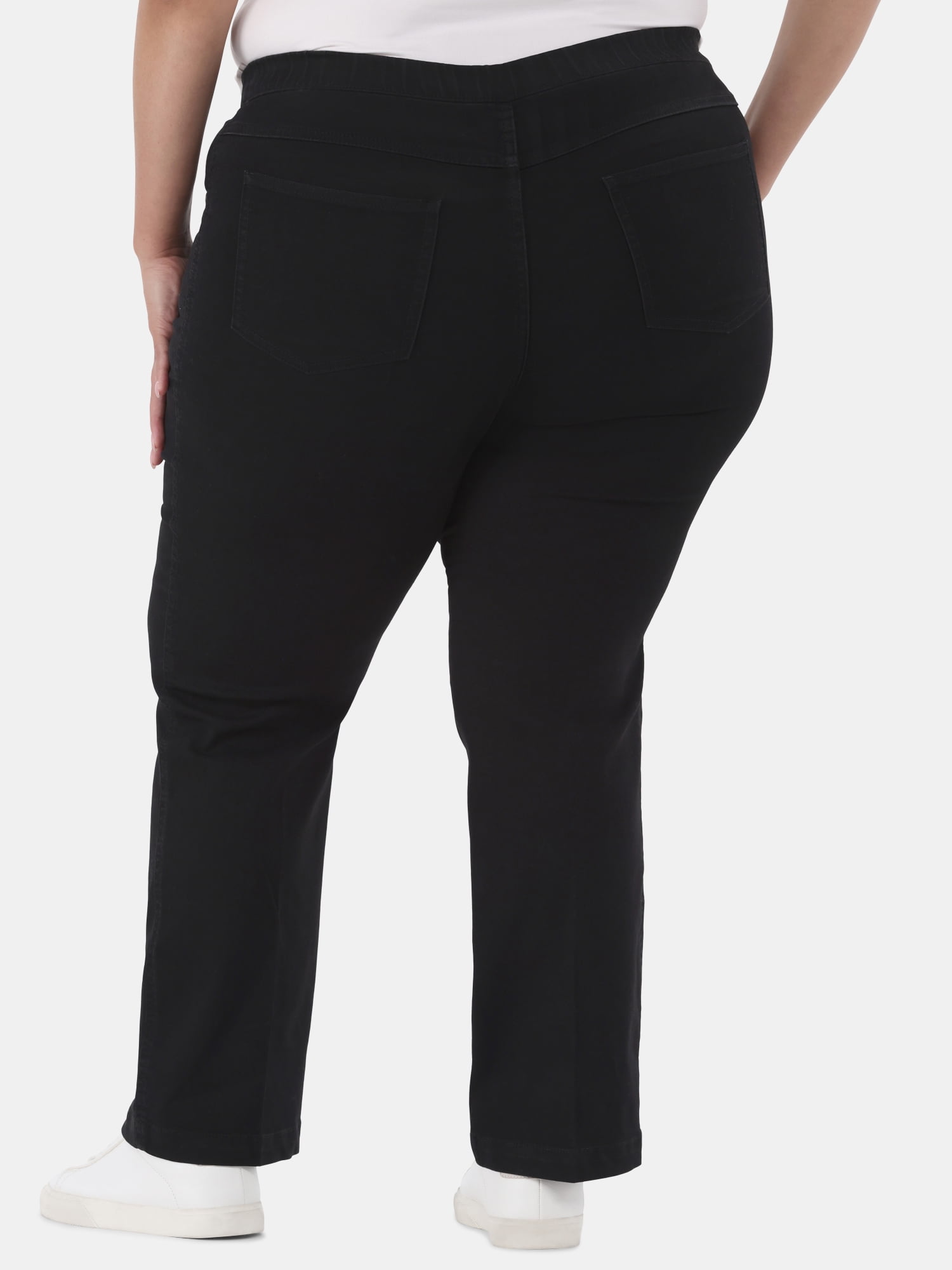 JMS Just My Size by Hanes Women's Plus Size 4 Pocket Bootcut Jeans, Single and 2-Pack