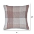 thumbnail image 2 of Herringbone Check Cotton Cushions Set of 2 Poly Filled With Zipper Machine Washable, 2 of 3