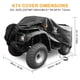 thumbnail image 2 of Funda impermeable Unique Bargains para Cuatrimoto ATV 4 Ruedas XXL con Reflectantes Tiras, 2 of 7