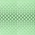 thumbnail image 1 of Ahgly Company Indoor Square Patterned Mint Green Area Rugs, 7' Square, 1 of 6