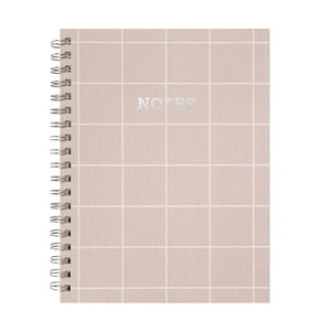 Spiral Bound Checked Notebook