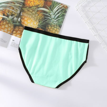 

Gubotare Womens Boxer Briefs Cotton Panties for Women Bikini Underwear Hipster Underpants Lace Briefs Mint Green XL