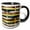Black/White, variant on 3drose, Basket Weave, 15oz Two-tone Blue Mug