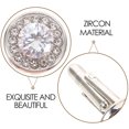 thumbnail image 3 of HEALEEP 1Par Para De Aleación Con Zirconia Para Uso Diario Y Ocasiones Especiales, 3 of 6