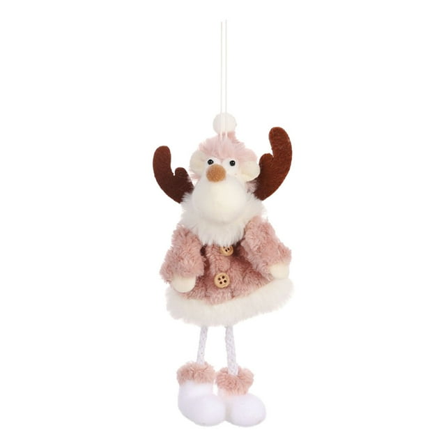 Adornos navideños Muñeco de nieve de peluche Colgante Accesorios de fotografía Suministros para fiestas navideñas Alce
