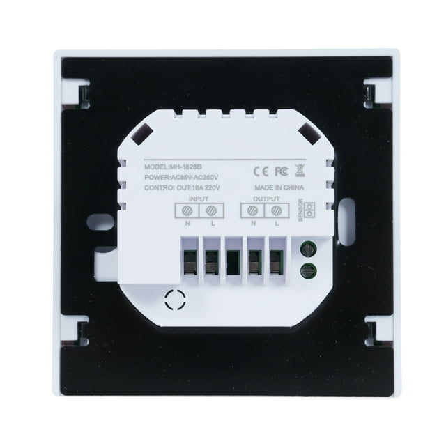 Thermostat,16a Floor Temperature Ntc Temperature Temperature Floor Temperature With Display 16a Floor Led Screen Temperature Temperature 85-265v Screen Ntc With Led