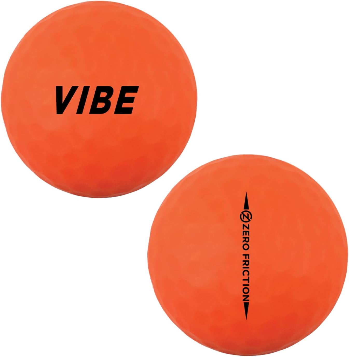 Zero Friction Vibe Multi Colored Golf Balls - 36 Pack
