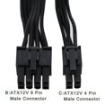 thumbnail image 4 of Labymos 2pcs Cpu 8 Pin Female To Cpu 8 Pin And Atx 4 Pin Male, 4 of 5