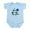 Sky Blue, variant on - My Aunt Is Cooler Than Yours! Infant Bodysuit - Baby Light Bodysuit, Size Newborn - 24 Months