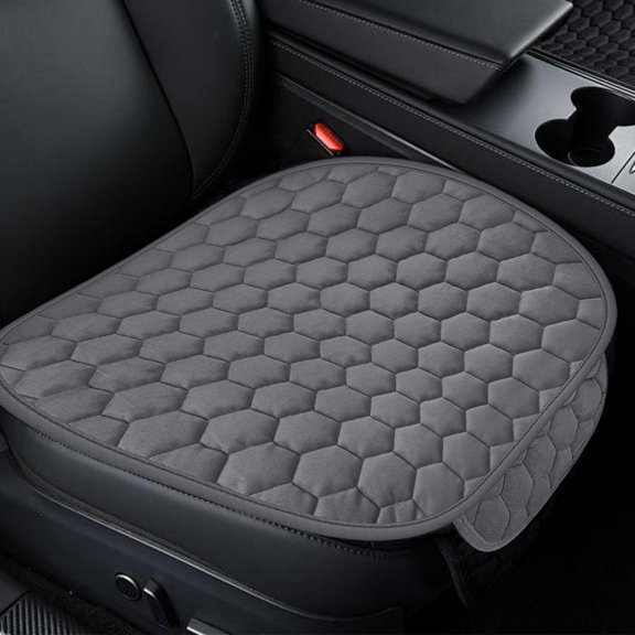 Automotive Seat Cushions Car Seat Cushion Winter Plush No Backrest No Binding Warm Cushion Car Cushion 2pc on Clearance