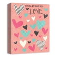 thumbnail image 2 of Creative Products You Fill My Heart With Love 11x14 Canvas Wall Art, 2 of 5