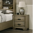 thumbnail image 5 of Loiret Light Grey Finish Wood Storage Platform King Bedroom Set with Dresser, Mirror, Nightstand, 5 of 11