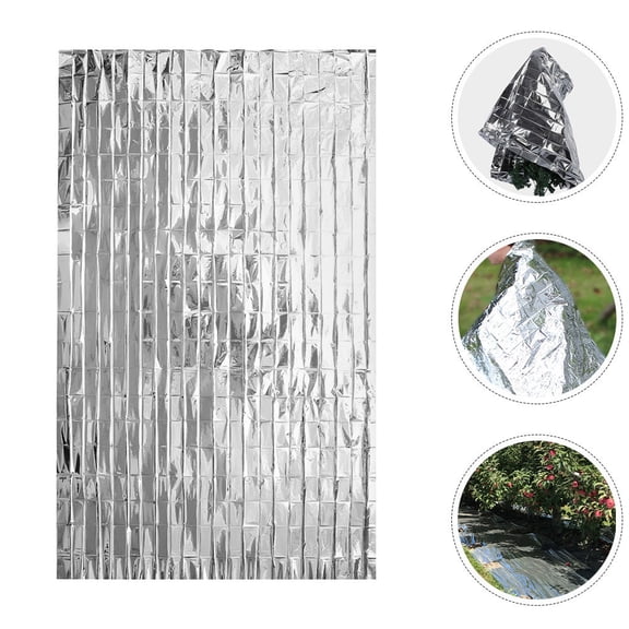COMPUKAS Reflective Winter Plant Grow Film for Garden Protection and Emergency Use 48 x 20 Feet