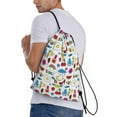 thumbnail image 3 of Kdxio Summer Print Drawstring Backpack Bag,Waterproof Draw String Back Sack, Gym Drawstring Bags Swim Bag For Unisex, 3 of 9
