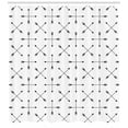 thumbnail image 2 of Ambesonne Arrow Shower Curtain, Long Pointy Tribal Elements, 69"Wx75"L, Dark Taupe and White, 2 of 2