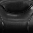 thumbnail image 5 of Flash Furniture Mid-Back Black LeatherSoft Executive Ergonomic Wood Swivel Office Chair with Arms, 5 of 13