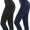 Black & Navy Blue, variant on G&Y 2 Pairs Fleece Lined Tights for Women - 100D Opaque Warm Winter Pantyhose, Nude L