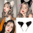 thumbnail image 5 of Diadema con orejas de piel hecha a mano Accesorios para disfraces de fiesta de Navidad de Halloween Vhermosa CPB-CJZ31-5, 5 of 5