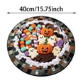 thumbnail image 3 of 3D Visual Halloween Pattern Area Rug, Soft Wear Resistant Floor Covering, Non- Backing Easy Clean Seasonal Rug for Living Room, Entryway, Bedroom Halloween Home Decor (A-16in), 3 of 4