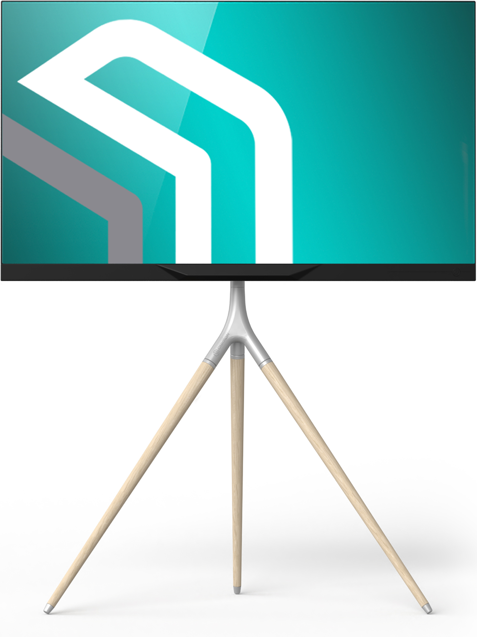 FITUEYES Corner Tripod TV Stand for TVs up to 65 Inch, Modern Easel TV