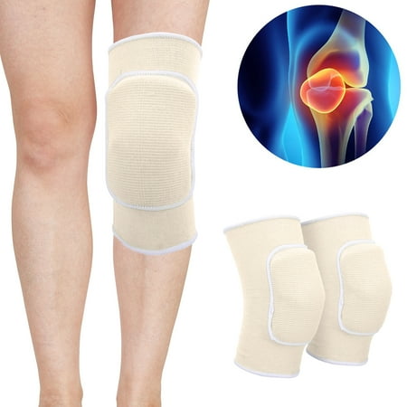

Henmomu Thicken Sponge Knee Brace Knee Guards Non‑ For Running For Dancing For Basketball