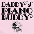 thumbnail image 2 of CafePress - Daddys Piano Buddy Body Suit - Baby Light Bodysuit, Size Newborn - 24 Months, 2 of 4