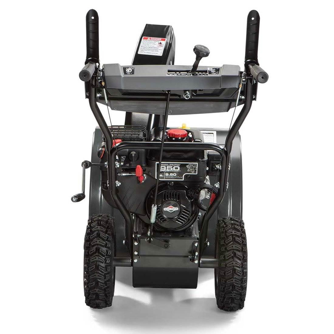 Briggs 24-Inch 208cc Dual-Stage Gas Powered Self-Propelled Snow Blower, Electric Start