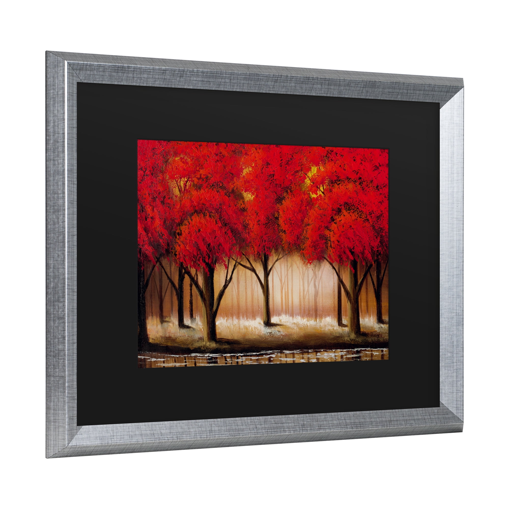 Trademark Fine Art 'Parade of Red Trees II' Canvas Art by Masters Fine Art