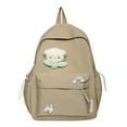 thumbnail image 1 of Fashion Rucksack Simple School Bookbag Multi-Pocket Cute For Girl (Green), 1 of 5