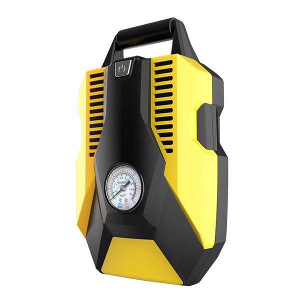 Mini compresor de aire portátil Compresor de Aire Portátil para Neumáticos de Automóvil, Inflador de Neumáticos de Automóvil Digital Portátil, 12V CC con Linterna LED de P - Puntero de 19 Magideal Mini compresor de aire portátil