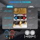 thumbnail image 3 of Kit de Juego Manometros Refrigeracion más robusto y duradero] Este juego de medidores está hecho con un cuerpo de aluminio Con interfaz ciega,duradero y cuenta, 3 of 4
