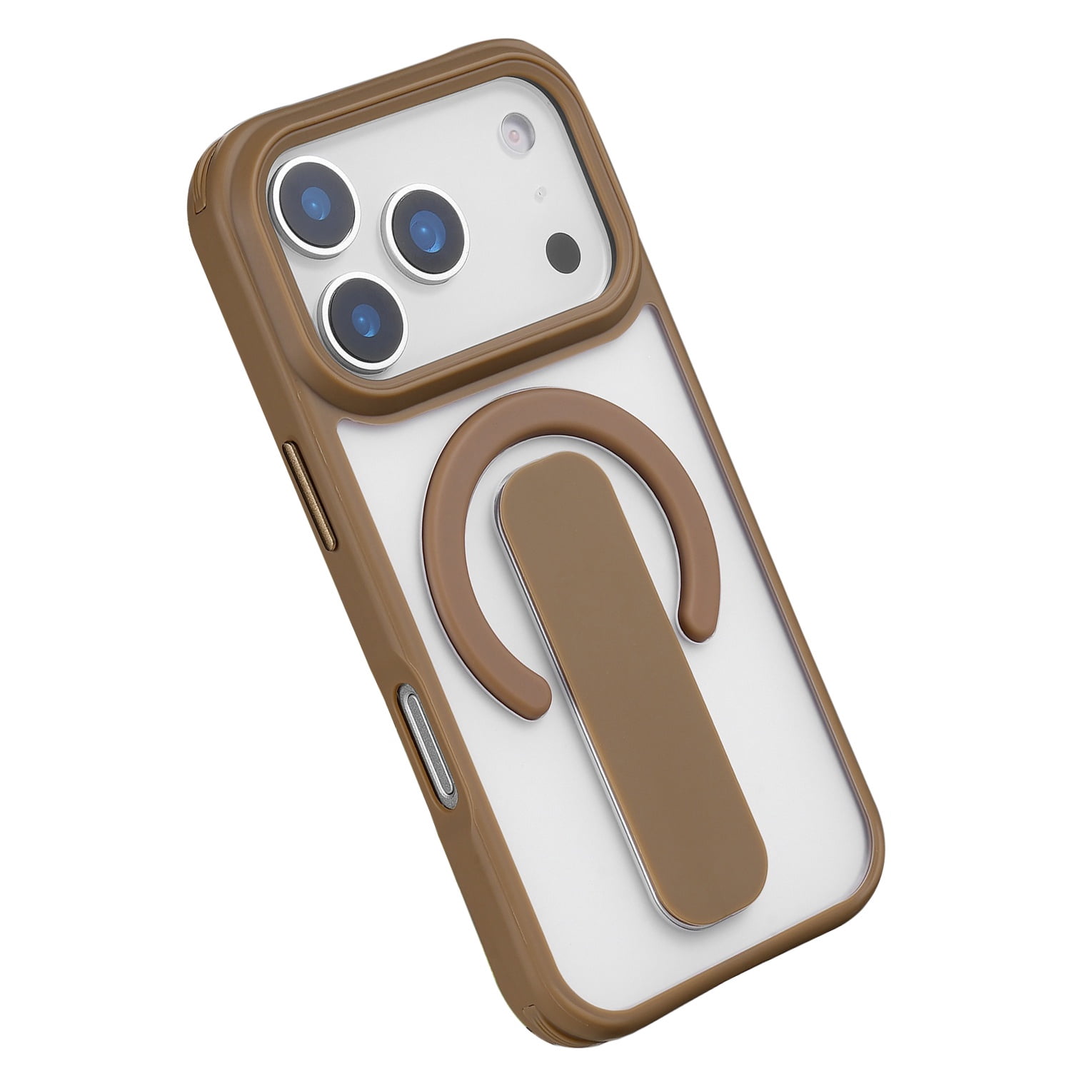 Elegant Matte MagSafe Case with Kickstand for iPhone 17 Pro - Desert