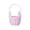 Pink, variant on Blue Woven Easter Bunny Basket Long Ears Storage Tote Bag For Eggs Candy Kids Gift Basket Iron Wire Holiday Decoration Basket For Spring Blue