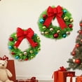 thumbnail image 1 of Árbol de Navidad caprichoso | Set de decoración navideña con cuello torcido • Adorno de cabeza inclinado con corona festiva • Decoración navideña única y duradera para el hogar, la oficina, eventos, 1 of 9