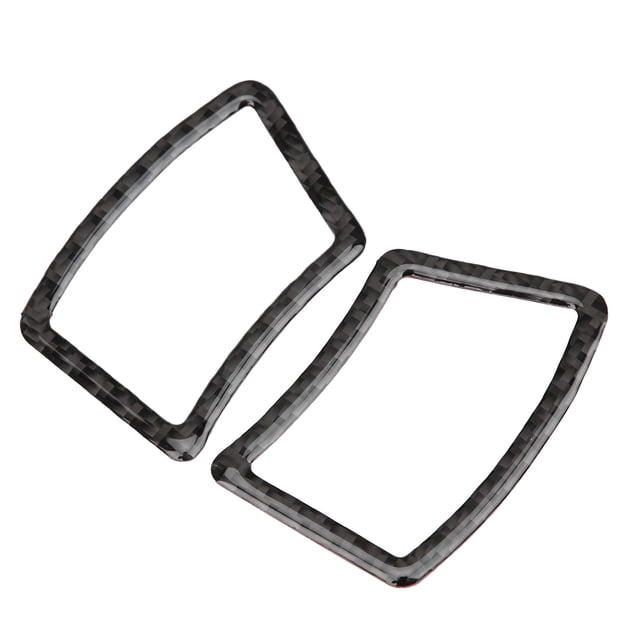 Adhesivo 2 uds marco de fibra de carbono suave embellecedor de rejilla de ventilación para salpicadero apto para 5 Series E60/E61 2004-2010 Unbranded 1614200152911