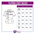 thumbnail image 5 of Filipina Chef Mujer Rosa Pastel Con Negro En Poliéster Mc, 5 of 5