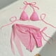 thumbnail image 2 of Trajes de Baño de Bikini de Mujer de Moda Sexy Sólido E Impreso Conjunto de Trajes de Baño Divididos, Correas Anchas Ajustables, 2 of 9