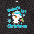 thumbnail image 4 of Inktastic Baby's 1st Christmas with Cute Penguin and Snowflakes Boys or Girls Baby Bodysuit, 4 of 5