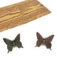thumbnail image 4 of 4pcs Metal Knobs Durable Butterfly Shape Alloy Practical Drawer Knobs Door Handle for Kitchen Cabinet Furniture, 4 of 6
