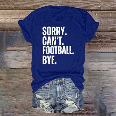Women s Casual Rugby Print Crewneck Tee | Loose Fit Short Sleeve Shirt Women Casual Tee Dry Tee Shirts Women Sleeve Shirt Women Tops Tops for Women Casual Summer Womens Summer Top Womens Summer Tops