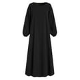 thumbnail image 3 of Women's Long Sleeve Button Down Abaya Casual Dress Dubai Outfits Women Long Dress Punjabi Suits Formal Dresses Party Wear Dress for Girls 12-14 Dresses for Girls Garments for Men Hijab Scarfs for, 3 of 4