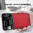thumbnail image 2 of Leather case back cover Protective Cover Phone Case Glass Back Shell For Samsung Galaxy S10 Plus (Red), 2 of 7