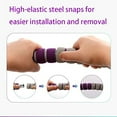 thumbnail image 4 of Hula Fitness Hoop for Adults, Stable Stainless Steel Core Hoola Hoop for Weight Loss and Massage, 6 Segments Detachable Hula Hoop for Weight Loss / Belly Shaping, Purple/Gray, 4 of 7