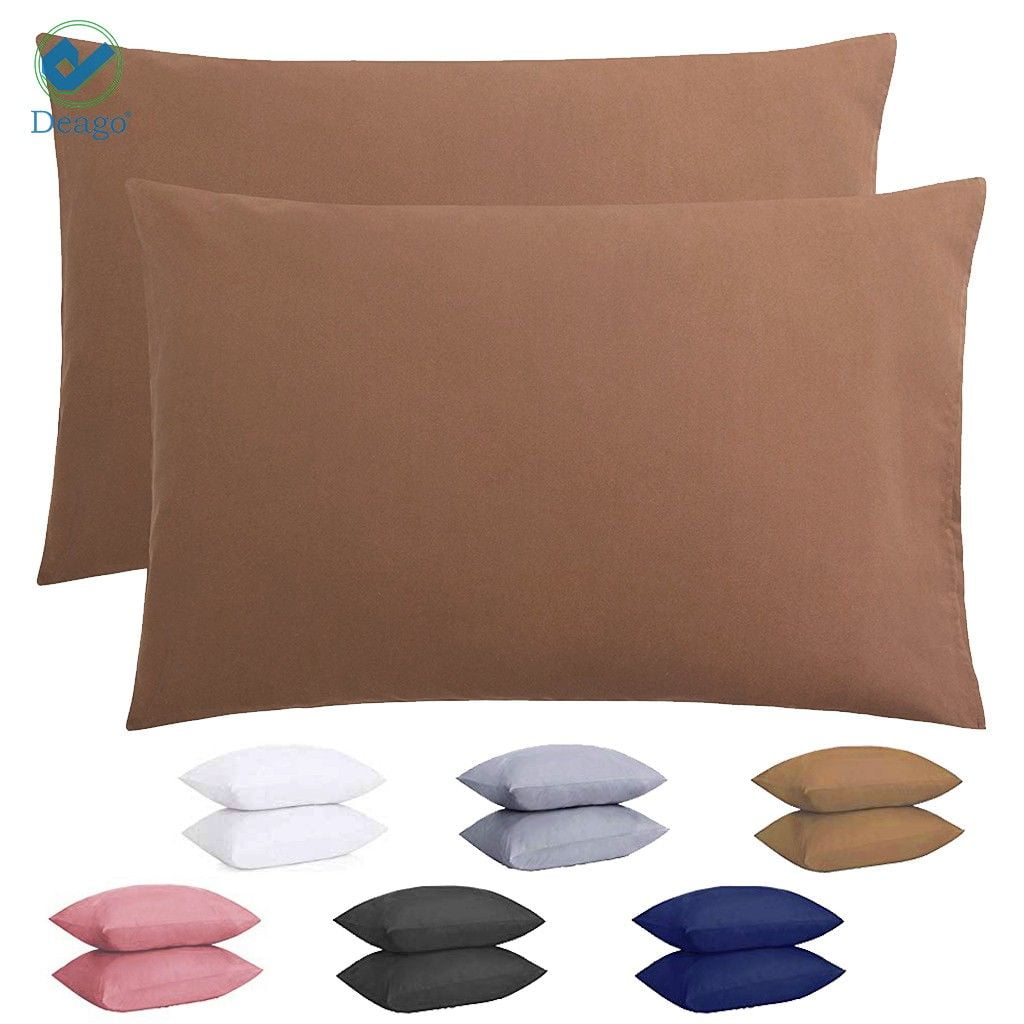 Deago Ultra Soft Microfiber Pillowcases for Hair and Skin with Envelope