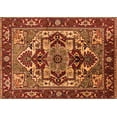 thumbnail image 1 of Ahgly Company Indoor Rectangle Oriental Orange Industrial Area Rugs, 5' x 7', 1 of 4