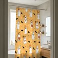 thumbnail image 7 of Halloween Ghost and Pumpkin Shower Curtain, Holiday Bathroom Decor, Polyester Fabric Waterproof Machine Washable, Halloween Home Party Decoration, 72 x 72 Inches, 7 of 7
