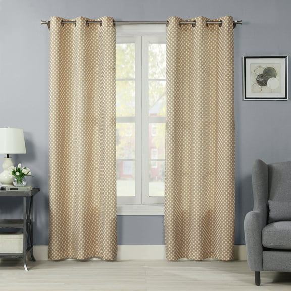 Lucca Ironwork Window Panel  Yellow 40 x 84