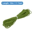 thumbnail image 2 of Uxcell Twisted Cord Trim 11 Yard 0.08 inch 3-Ply Twine Braided Rope Shiny Thread String for Craft Gift Bag Curtain Olive Green, 2 of 7