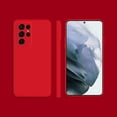 thumbnail image 2 of PANDACO Soft Shell Matte Red Case for Samsung Galaxy S22 Ultra, 2 of 3